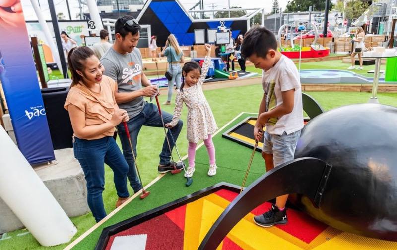 Pixar Putt Singapore Marina Bay Sands