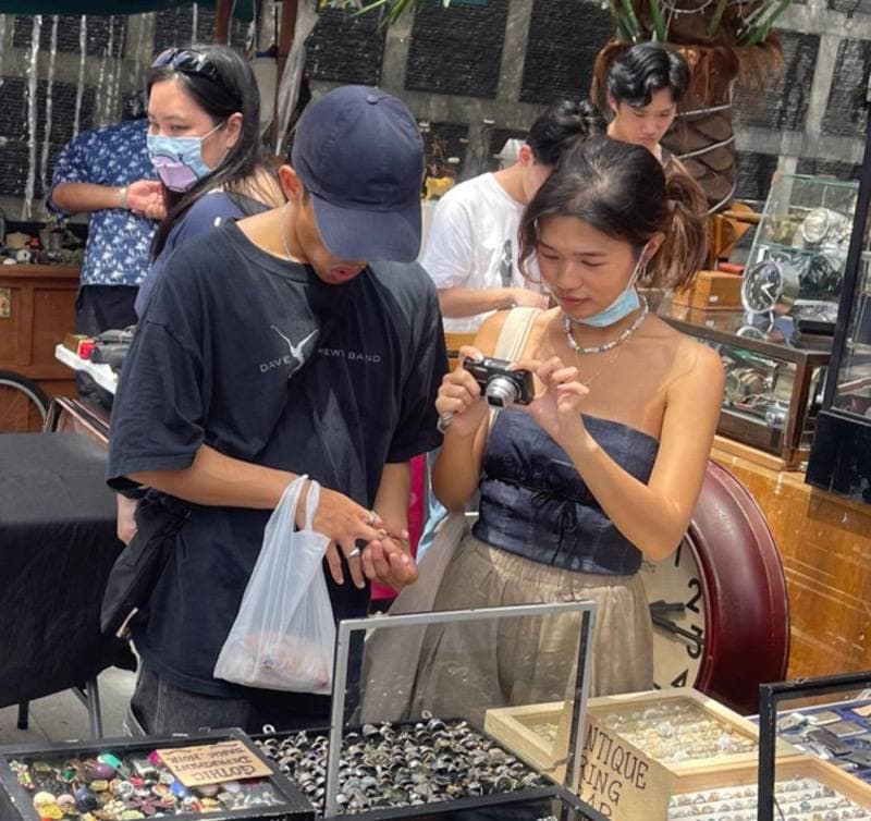 the retro factory vintage flea market