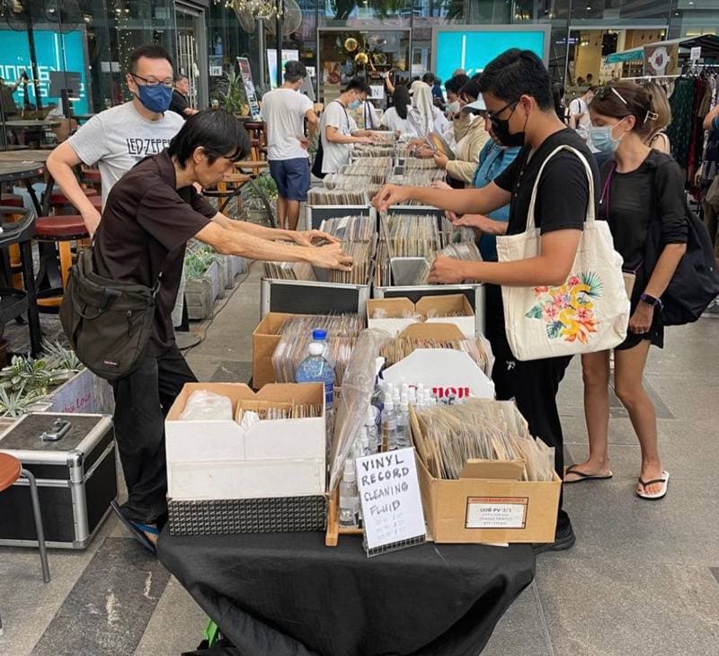 the retro factory vintage flea market