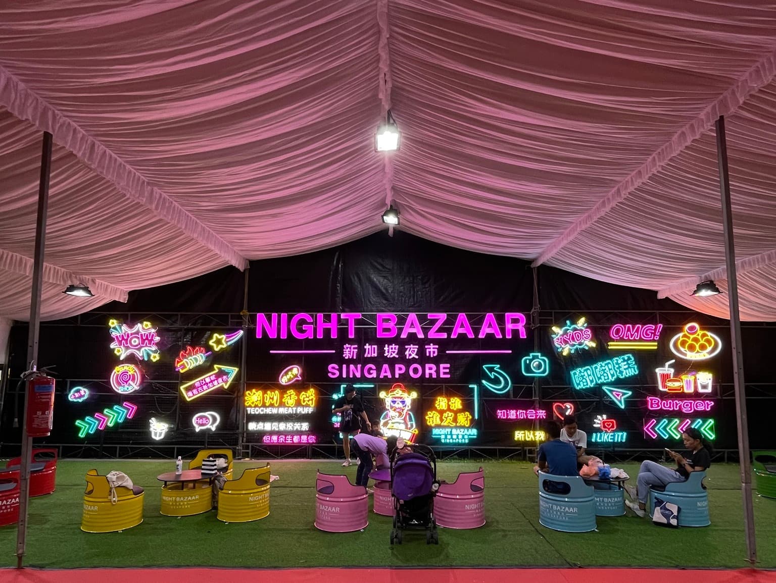 night bazaar woodlands