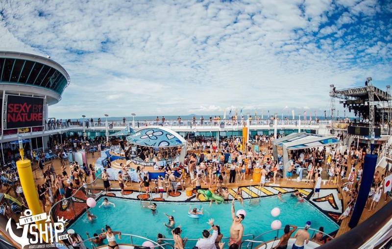 it's the ship 2023 singapore music festival on a cruise