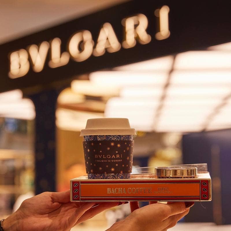 bvlgari x bacha coffee pop up ion orchard singapore