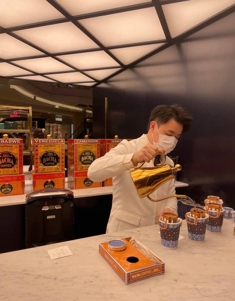 bvlgari x bacha coffee pop up ion orchard singapore