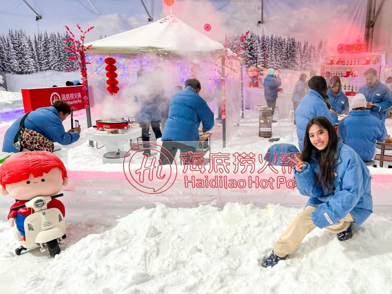 haidilao and ice magic pop-up