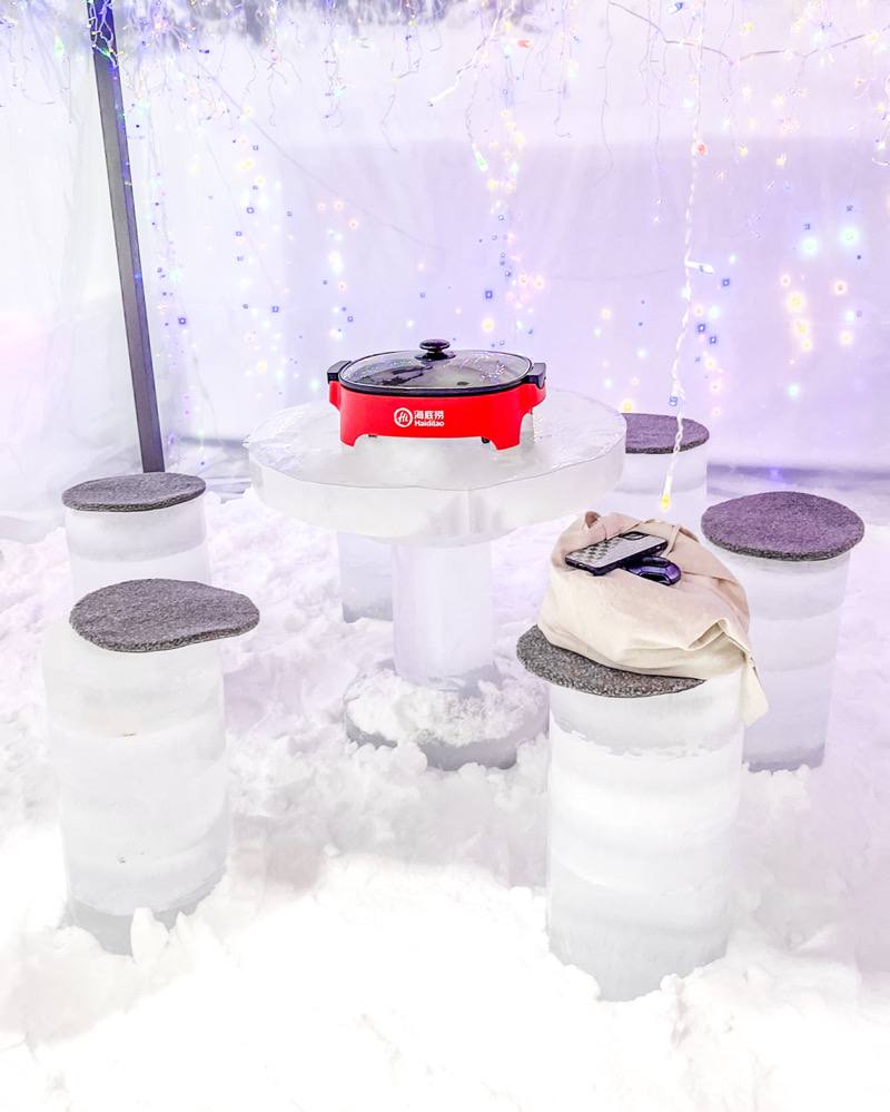 haidilao and ice magic pop-up