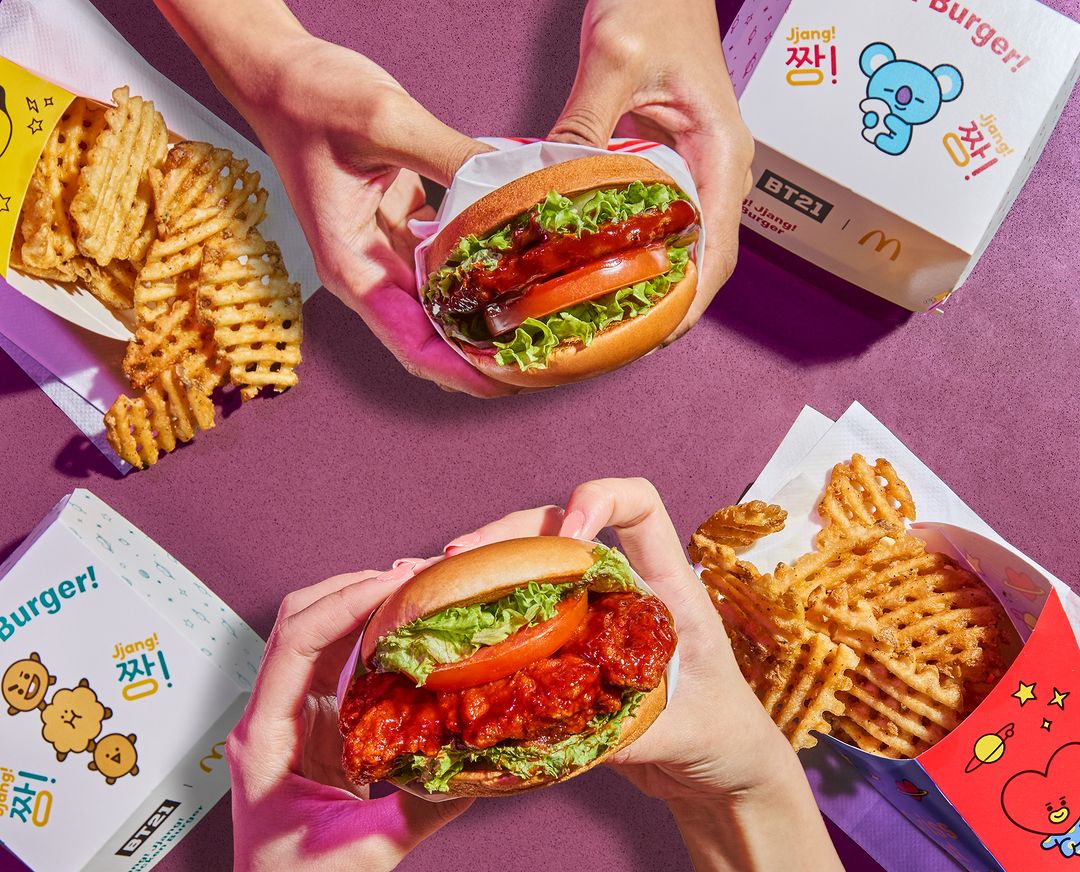 mcdonald's bt21 photobooth