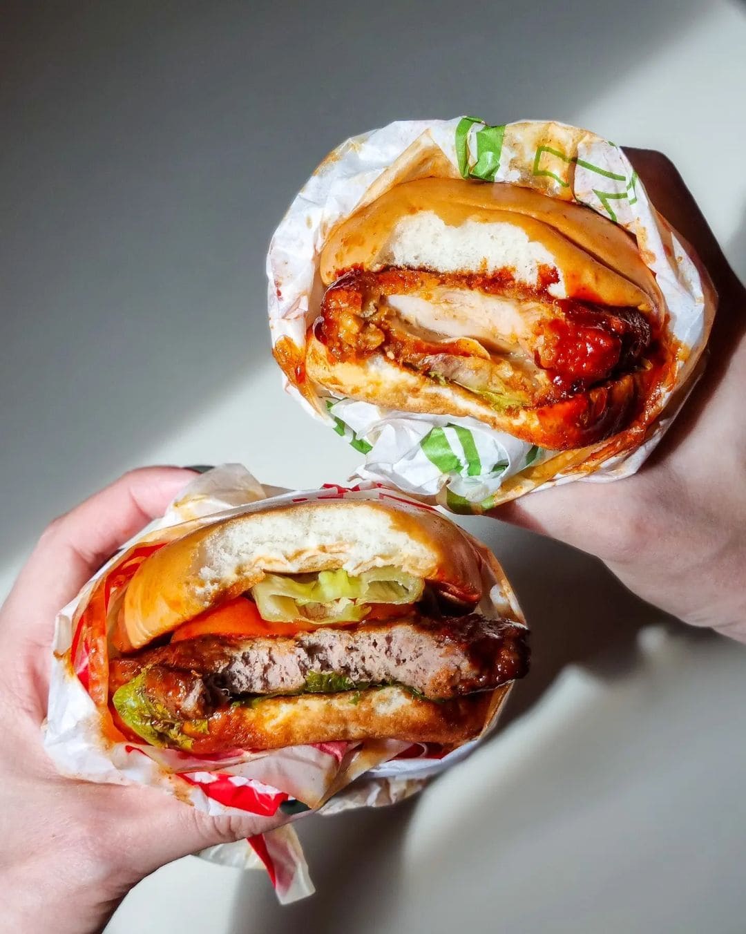 Oreo McFlurry Hash Brown sandwich