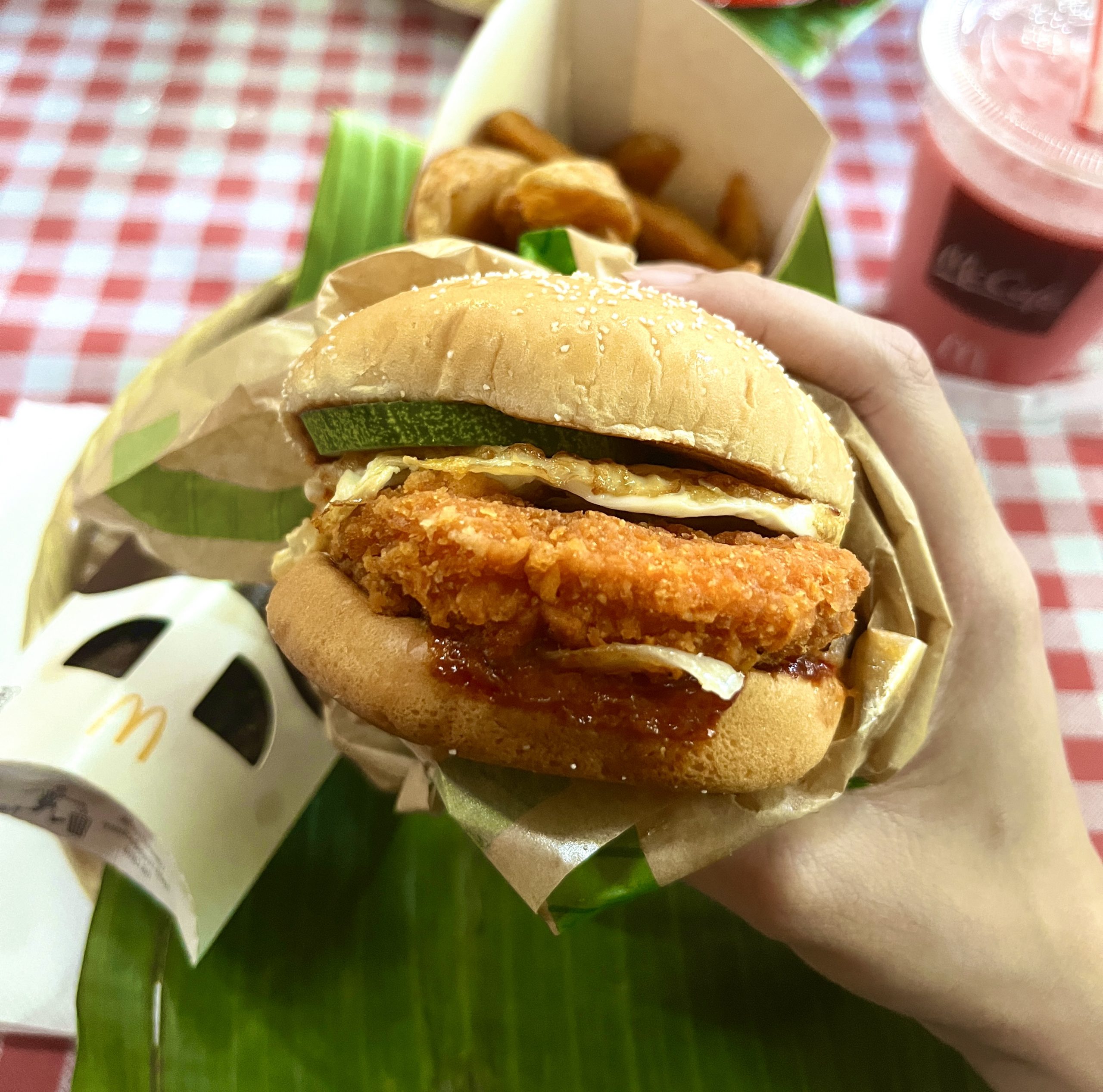 nasi lemak burger