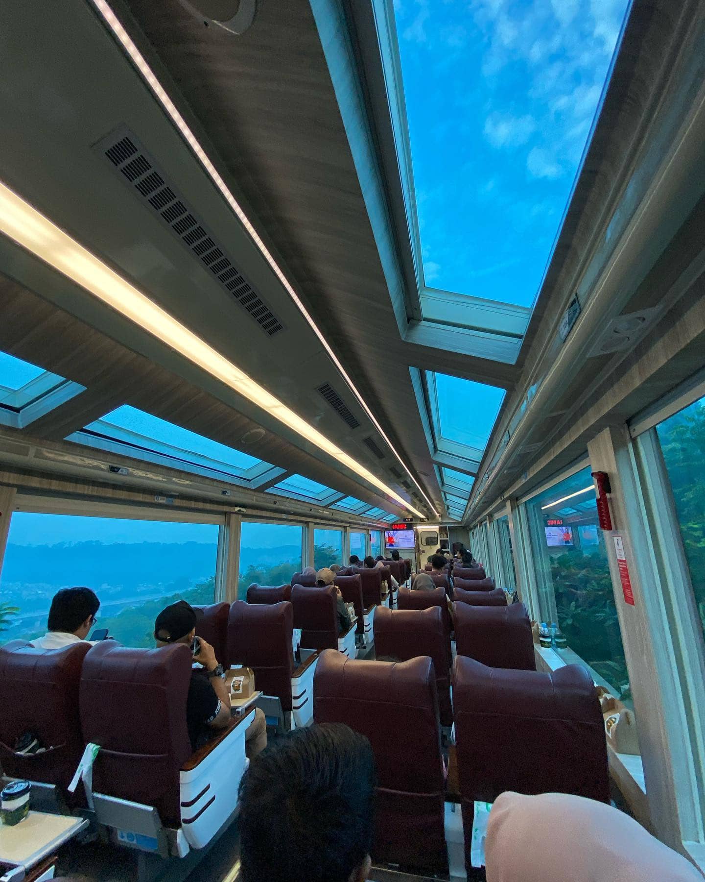 panoramic train Indonesia