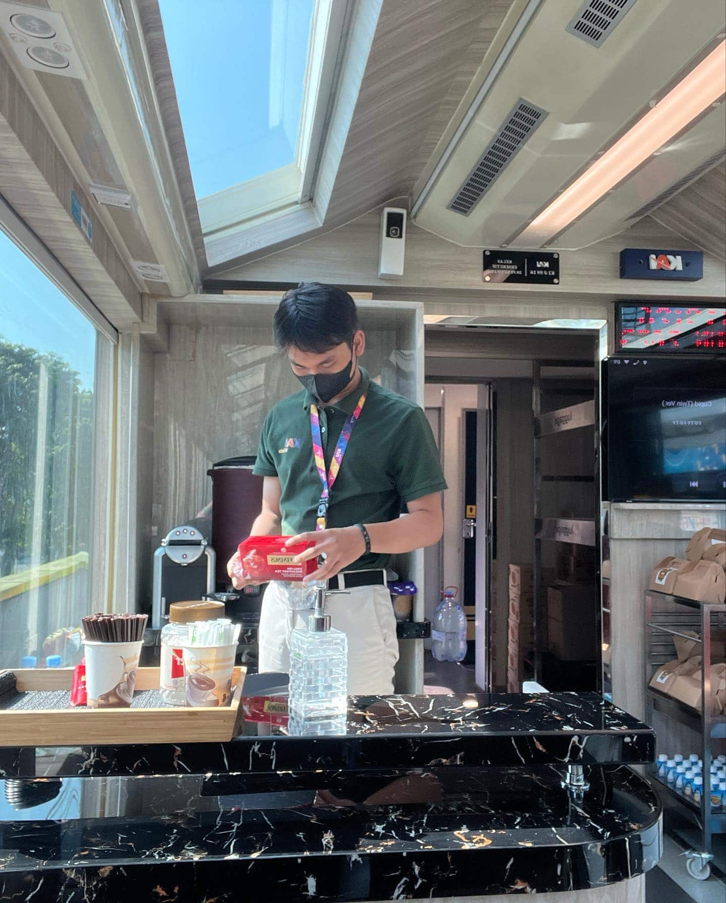 panoramic train Indonesia