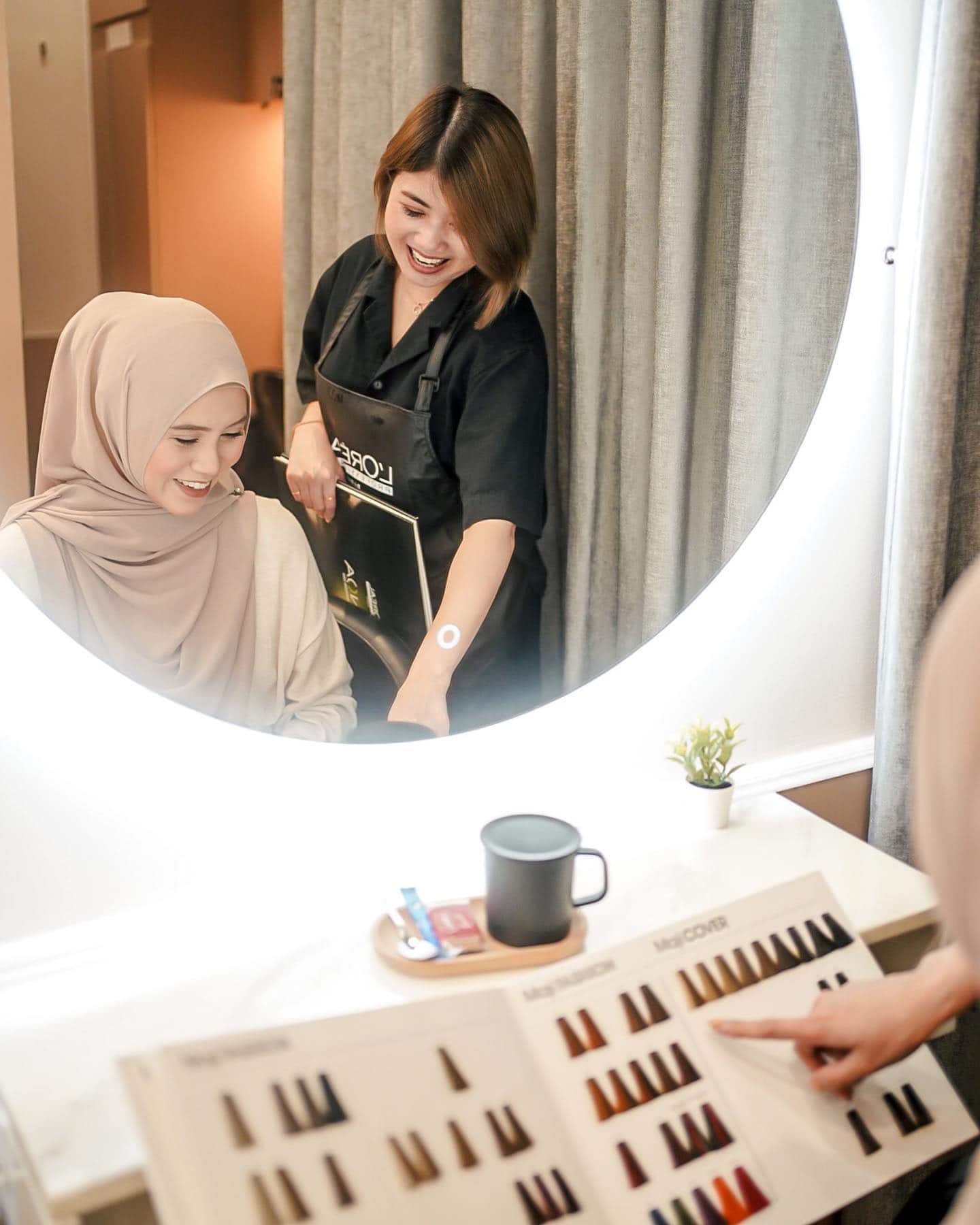 hijab-friendly hair salons Singapore